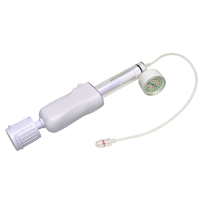 Dispositivo di gonfiaggio manuale medico con catetere a palloncino con certificato CE